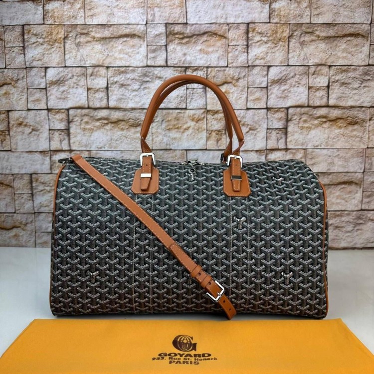 GOYARD BOSTON 50 TRAVEL BAG TABA